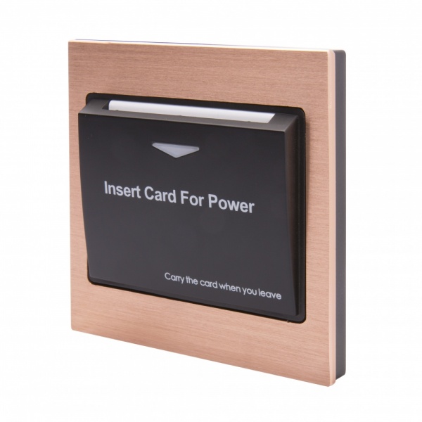 Energy Key Card Saver - Copper Metal